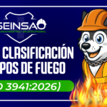 NUEVA CLASIFICACIÓN DE TIPOS DE FUEGO (ISO 3941:2026)