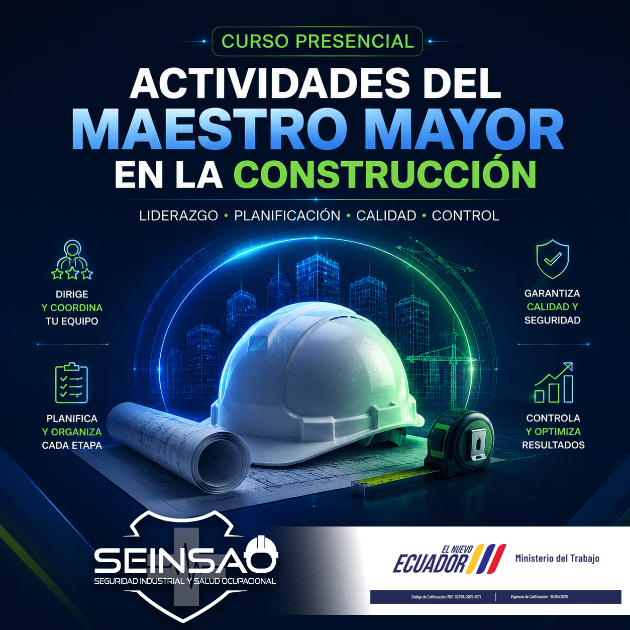 ACTIVIDADES DEL MAESTRO MAYOR EN LA CONSTRUCCIÓN