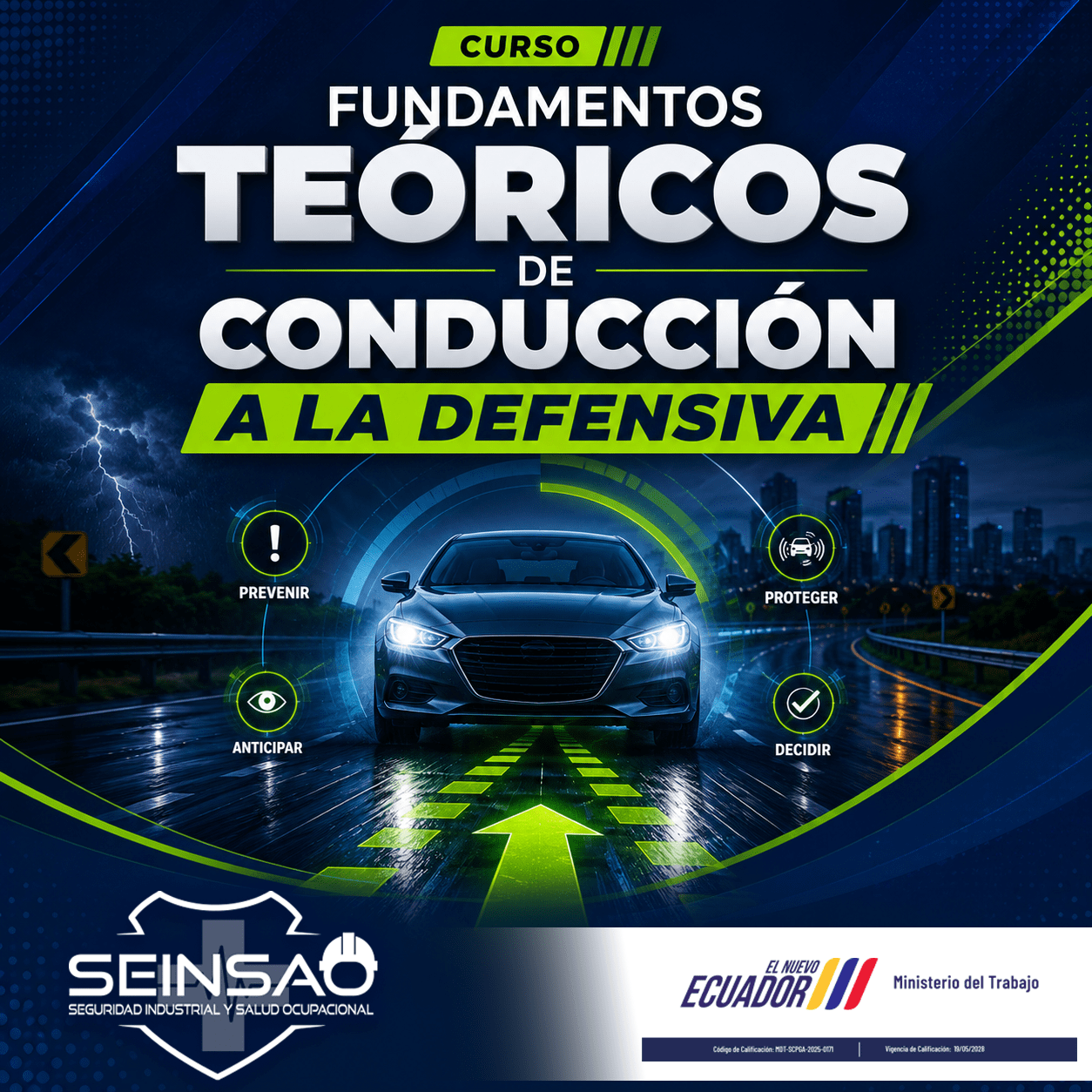 FUNDAMENTOS TEÓRICOS DE CONDUCCIÓN A LA DEFENSIVA