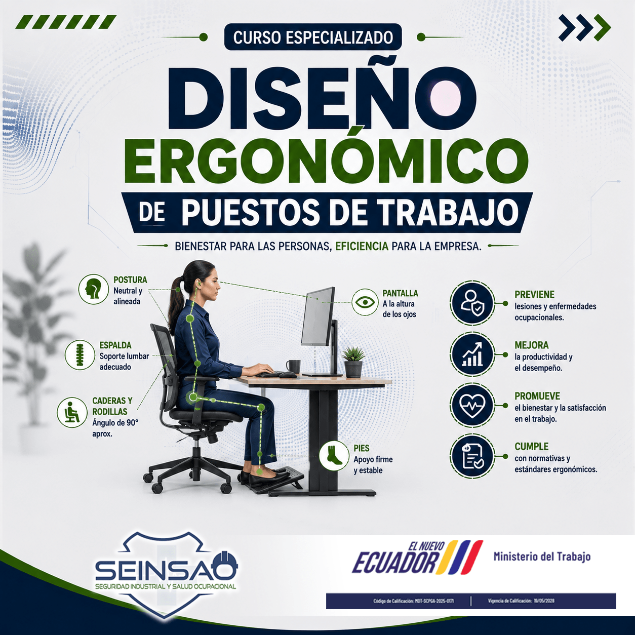 DISEÑO ERGONÓMICO DE PUESTOS DE TRABAJO