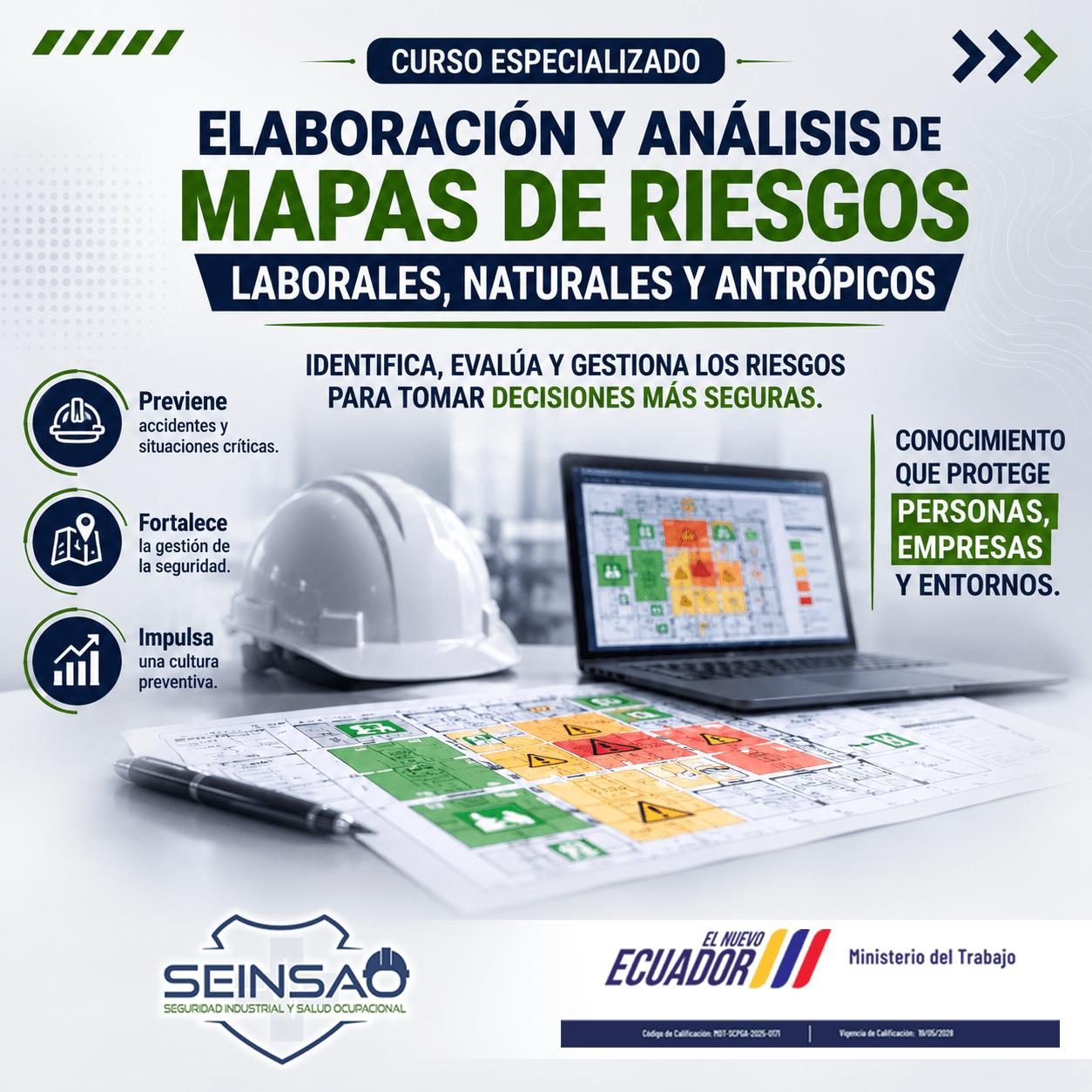 ELABORACIÓN DE ANÁLISIS DE MAPAS DE RIESGOS LABORALES, NATURALES Y ANTRÓPICOS