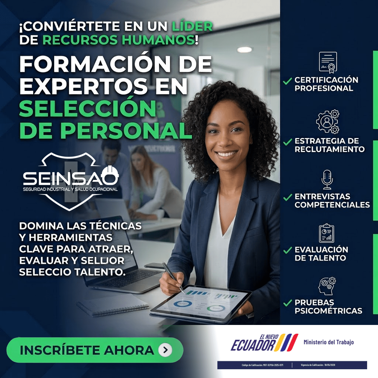 FORMACIÓN DE EXPERTOS EN SELECCIÓN DE PERSONAL