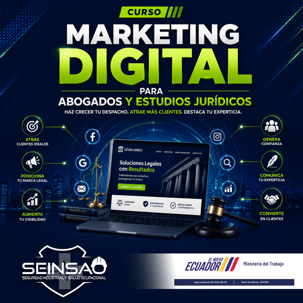 MARKETING DIGITAL PARA ABOGADOS Y ESTUDIOS JURÍDICOS