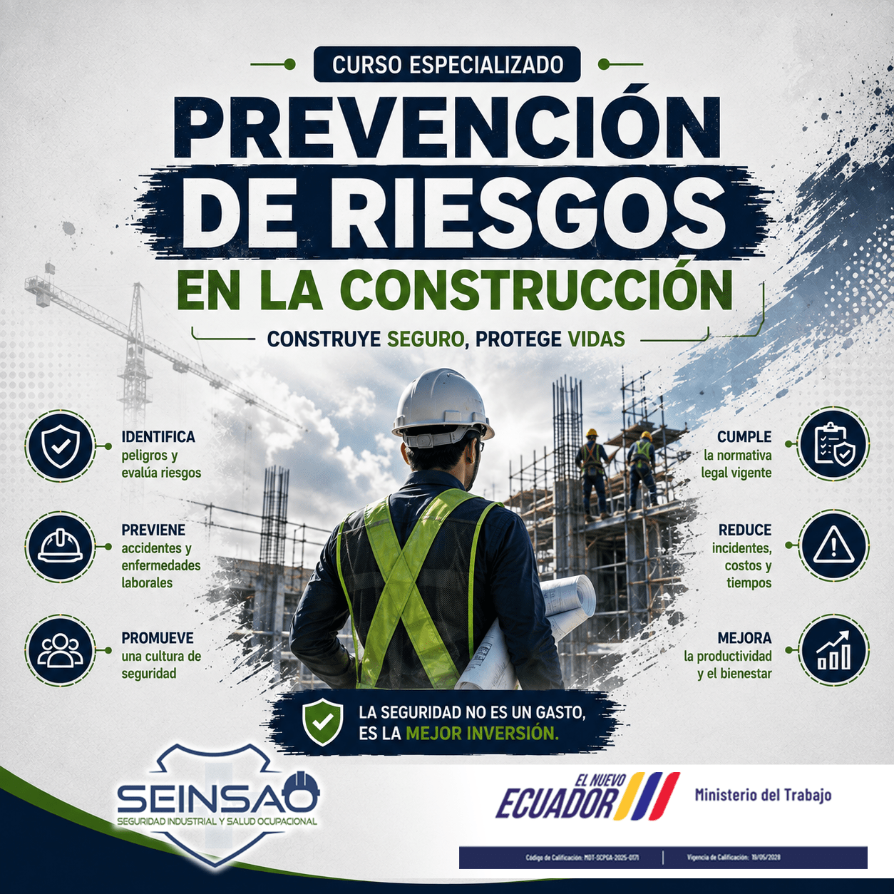 PREVENCIÓN DE RIESGOS EN LA CONSTRUCCIÓN